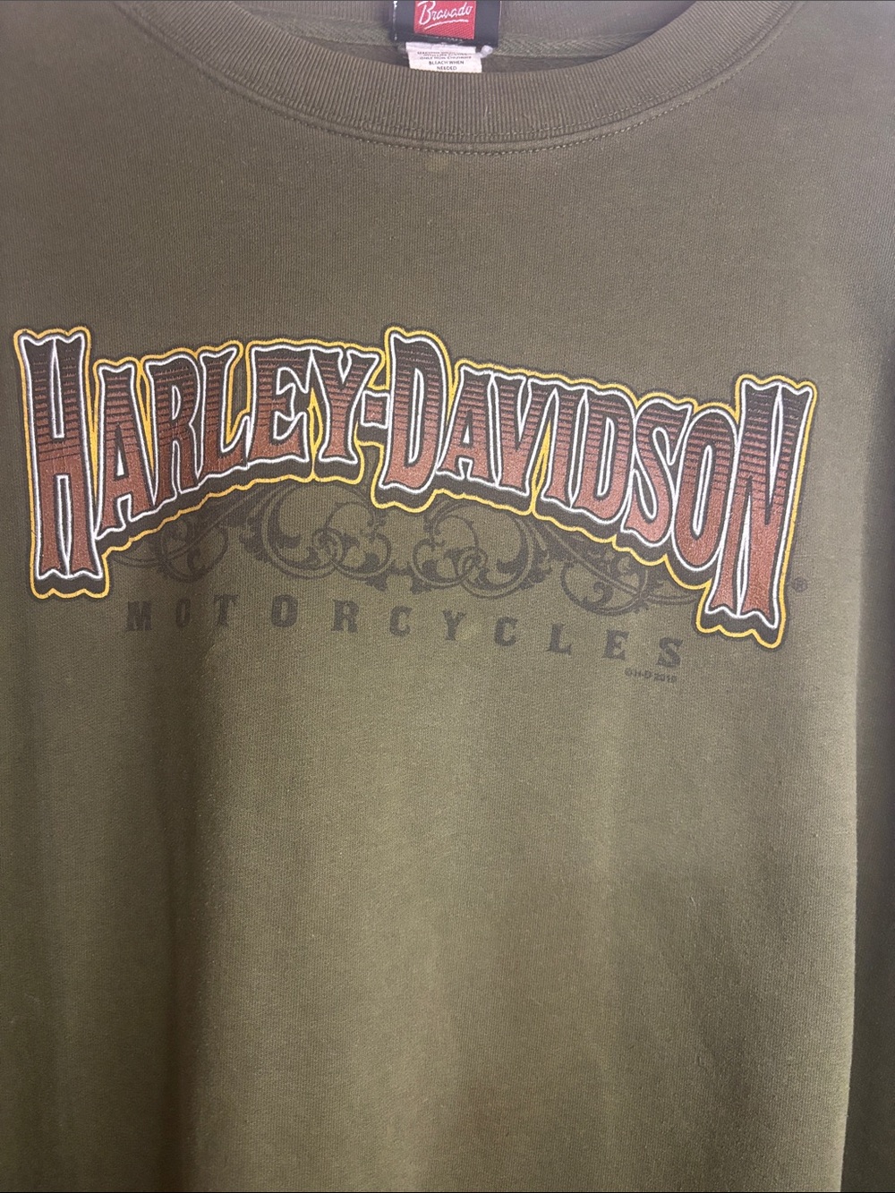 Harley Davidson Sweatshirt with Chest Graphic
